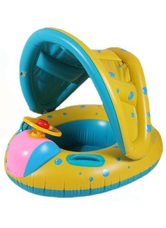 Buy Portable Inflatable Swimming Ring Car Type Floating Seat in UAE