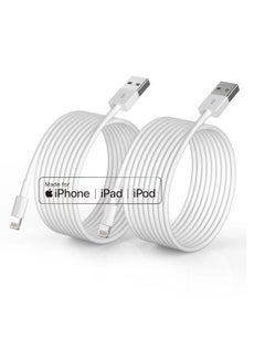 Buy 2pack iPhone Charger, IronTane Nylon Braided USB Lightning Cable, High Speed    and Sync Cable for iPhone 13/12/11Pro Max/X/Max/XR/XS/X8/7/5S/6S/6/SE /iPad, length 2metres in Egypt
