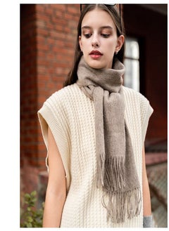 Buy Solid Color Soft And Comfortable Wool Scarf in UAE