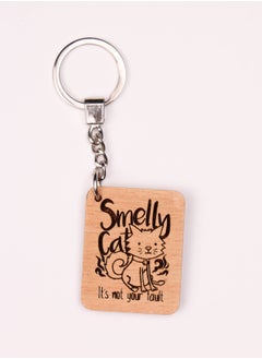 Buy Smelly cat Keychain Wood in Egypt