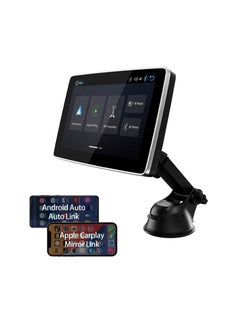 Buy Car Portable Mobile Phone Interconnection Touch-Screen Suitable for any Car ACP04 Black in Saudi Arabia