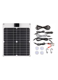 Buy 15W 5V/12V Solar Panel Car Battery Charger with USB DC Chain Output Ports Portable Waterproof Power Trickle Battery Charger & Maintainer in Saudi Arabia