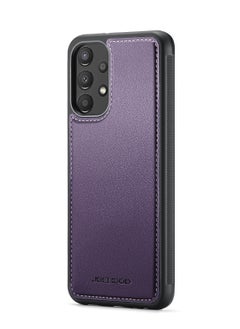 Buy CaseMe Phone Case Compatible with Samsung Galaxy A13 4G Luxury PU Leather Back Cover Cover Compatible with Samsung Galaxy A13 4G - Purple in Egypt