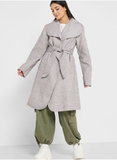 Buy Longline Belted Coat in Saudi Arabia