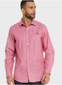 Buy Printed Slim Fit Shirt in Saudi Arabia