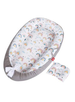 Buy Baby Lounger Baby Nest for Co Sleeping Baby Bassinet Soft Breathable Newborn Lounger Perfect for Newborn Gift Co-Sleeping and Traveling Soft Cotton from 0-18 Months in Saudi Arabia