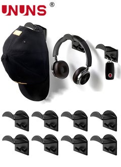 Buy 8 PCS Hat Rack For Wall,Hat Hook For Baseball Caps,Upgraded Adhesive Hat Holder,No Drilling,Strong Hat Hooks For Ear Headbands in Saudi Arabia