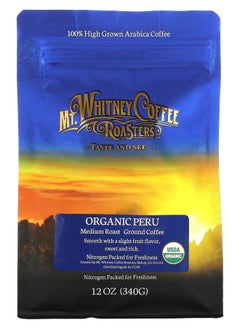 اشتري Organic Peru Ground Coffee Medium Roast 12 oz (340 g) في الامارات