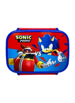 Buy Prime The Hedgehog Leak Proof Rectangular Lunch Box for Kids Blue 765 ml 112-61-30 in Saudi Arabia