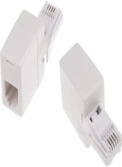 اشتري RJ11 Female to BT Male Convertor Socket Adapter, White (5-Pack) في الامارات