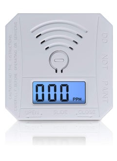 Buy Carbon Monoxide Detector, CO Gas Monitor Alarm Detector CO Sensor with LED Digital Display and Sound Warning for Home, Depot, Battery Powered in Saudi Arabia