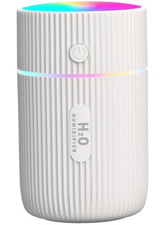 Buy 220ml Essential Oil Diffuser, Ultrasonic Cool Mist Aromatherapy Diffusers Aroma Humidifier with Colour Changing LED Lights Aromatherapy Diffuser for Car, Home, Office ( White ) in UAE
