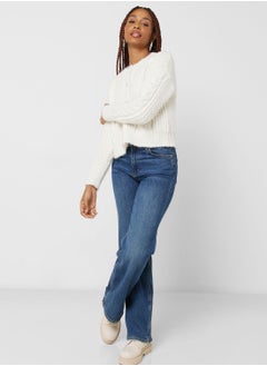 Buy Puff Sleeve Knitted Cardigan in Saudi Arabia