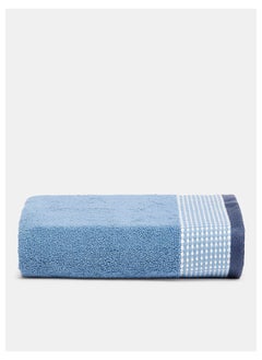 اشتري Jasper Hand Towel 550 GSM 100% Cotton Terry 50x90 cm -Soft Feel Super Absorbent Quick Dry Sky Blue في الامارات