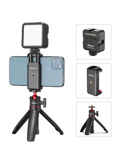 Buy Combo 7 Mobile Phone Fill Light Tripod Bracket for Vlog Selfie Short Video Live Photo Studio in UAE