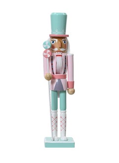 Buy Kaemingk Nutcracker Pinewood With Sceptres Pink 38Cm, 1 Piece in UAE