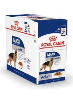 اشتري Size Health Nutrition Maxi Adult (WET FOOD - Pouches) في الامارات