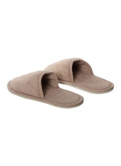 Buy Lauren Bath Slippers, Brown - One Size in UAE