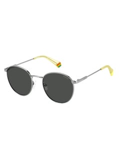 Buy Unisex Round Sunglasses PLD 6171/S  RUTHENIUM 51 in Saudi Arabia