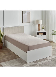 Buy Ferum Micro Jersey Single Fitted Sheet 200 x 30 x 90 cm in UAE