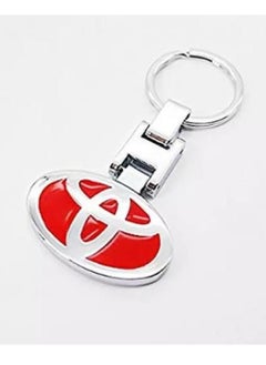 Buy Zinc Alloy Metal 3D Logo Keychain For Toyota in UAE