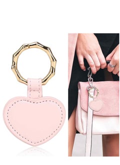 Buy Magnetic Hat Clip for Travel, PU Leather Multifunctional Fashion Hat Holder Clip for Men and Women, Portable Cap Clips for Bag Handbag Backpack Luggage Purse, Heart Pattern, 1 Pcs, Pink in UAE