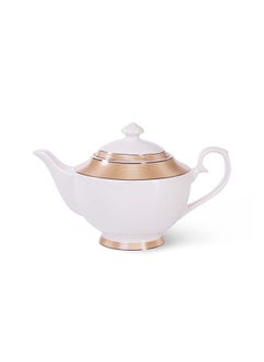 Buy Teapot Versailles Series Porcelain Kettle, For Blooming and Loose Leaf Tea Maker, Dishwasher Safe, For Tea Lover 1350ml in UAE