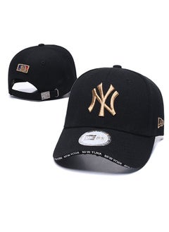 Buy New Era MLB New York Yankees Fashion Sunshade Hat, Mesh Hat, Outdoor Men's and Women's Sports Duck Tongue Hat Black in UAE