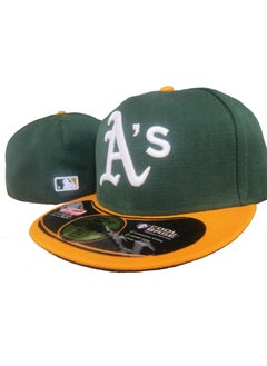 Buy NEW ERA 3D Embroidered Fitted Baseball Team Cap with Closed Back for Sun Protection-57.7CM in Saudi Arabia