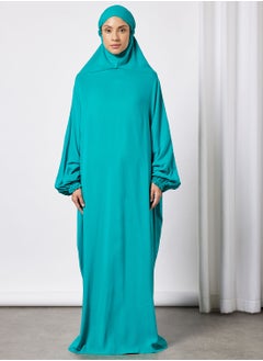 Buy Praying Dress In Plain Colour With Attached Veil in Saudi Arabia