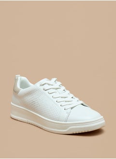 Buy Women's Low Ankle Sneakers with Lace-Up Closure in UAE