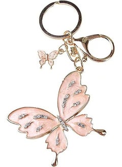Buy Mirfa Butterfly Keychain, Fashionable, Cute Car Keychain, Tassel Butterfly Pendant Key Ring, Rose Gold Tone, Cute Butterfly Accessory Charm Keychain with Key Rings for Women & Girls, Butterfly Gift in UAE