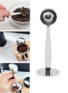 Buy 2-In-1 Stainless Steel Coffee Scoop Spoon，Stand Coffee/Milk Powder Measure Tamper Spoon（Sliver） in Saudi Arabia