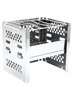 Buy Portable BBQ stove, Charcoal BBQ Stove, Silver, Size 15*20*18 Cm in Saudi Arabia