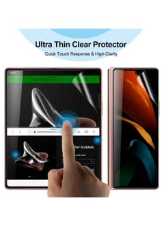 Buy 360 Clear Screen Protector Film For Samsung Galaxy Fold 6 3 in 1 in UAE