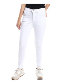 اشتري skinny pants for women - White في مصر