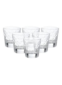 Buy Mini Glass Cups Set 6 Pieces - Clear in Egypt