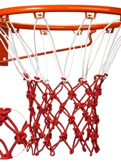 Buy Basketball Net, 12 Loop Basketball Net Universal Hoop Replacement Net, Heavy Duty Outdoor Basketball Hoop Net Replacement, Basketball Net for Competition Professional All Weather in Saudi Arabia