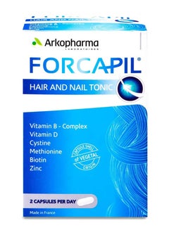 Buy Forcapil Hair And Nail Strengthener 60 Capsules in Saudi Arabia