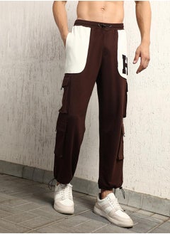 Buy Contrast Front Pocket Cargo Pants in Saudi Arabia