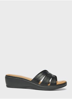 اشتري Multi Strap Wedge Sandals في الامارات