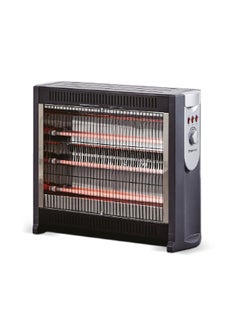 Buy 2400W 3 Tube Quartz Electric Heater Grey and Black in Saudi Arabia