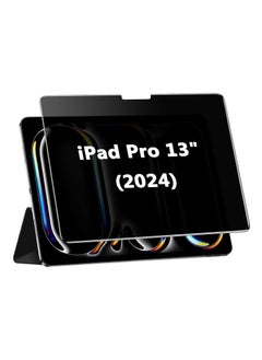 Buy 1 Pack Anti-Spy Tempered Glass Film Privacy Screen Protector for iPad Pro 13-Inch M4 2024 in Saudi Arabia