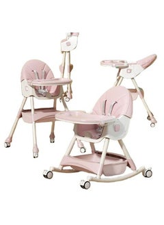 Buy 4 In 1  Reclining, Height Adjustable And Foldable Baby Dining Chair With Detachable Table in Saudi Arabia