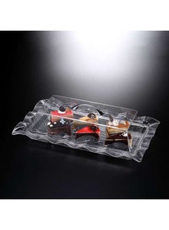 Buy Acrylic Rectangular Cake Box Clear 52 cm in UAE