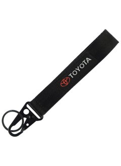 اشتري Car Key Chain, Home Keychain, Premium Type Fabric Strap Keychain TOYOTA في السعودية