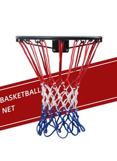 Buy Basketball Net Rainproof Sun Protection Red White Blue Standard 12 Circle Basketball Net in Saudi Arabia