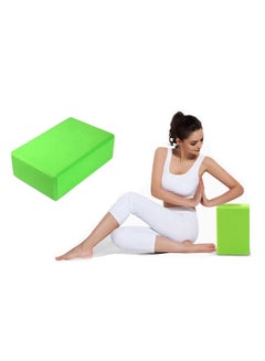 Buy SportQ Yoga Block Block High Density EVA Foam Non Slip Yoga Block for Home Gym Improve Stretching for Yoga/Pilates/Fitness (2 Pack) in Egypt