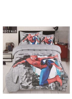 Buy 3 Piece duvet cover  Comforter Set Spider Man ,  Series Bedding Three-piece Set (Size 180cmx200cm) in Saudi Arabia