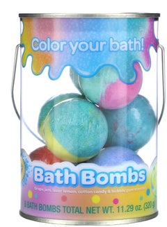 Buy Bath Bombs, Grape Jam, Laser Lemon, Cotton Candy & Bubble Gum Scented, 8 Bath Bombs, 11.29 oz (320 g) in Saudi Arabia